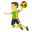 man playing handball