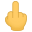 middle finger