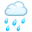 cloud with rain