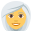 woman, white haired